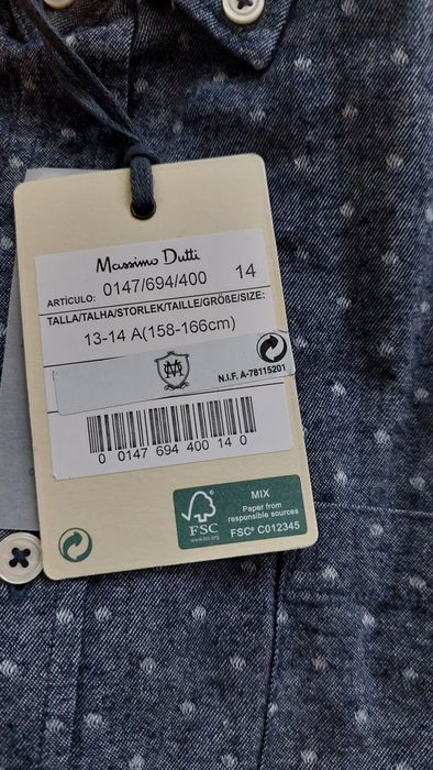 Сорочка мужская. Massimodutti.
