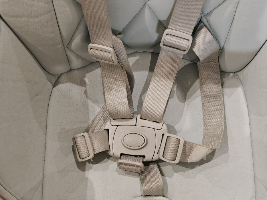 Стол за хранене Kikka boo Woody 2в 1 white/mint