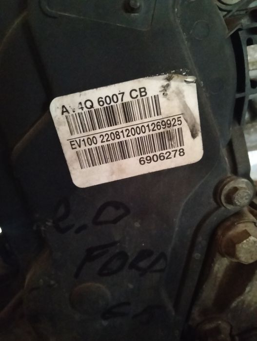 Motor 2.0 AV4Q 6007CB Ford Mondeo Mk4 kuga Galaxy 2012