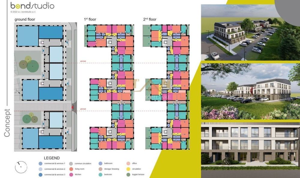 Teren pentru Bloc 27 Ap + 3 Spatii Comerciale La Liziera Paduri Verzi