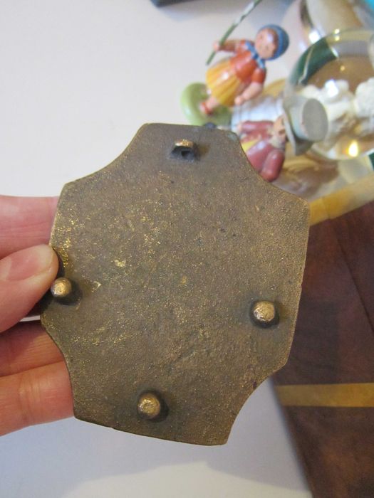 cadou rar Cina cea de taina Isus+12 apostoli Weinert bronz Germania