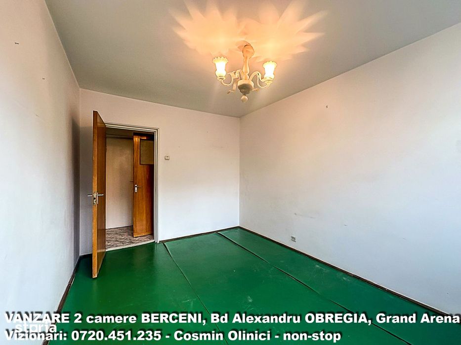 Apartament 2 camere Bd Obregia etaj 2 aproape Grand Arena 50 mp