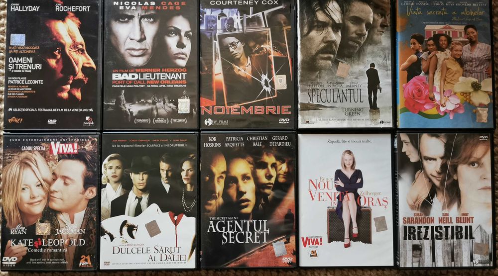 Lot dvd filme originale. 25 lei 5 bucati