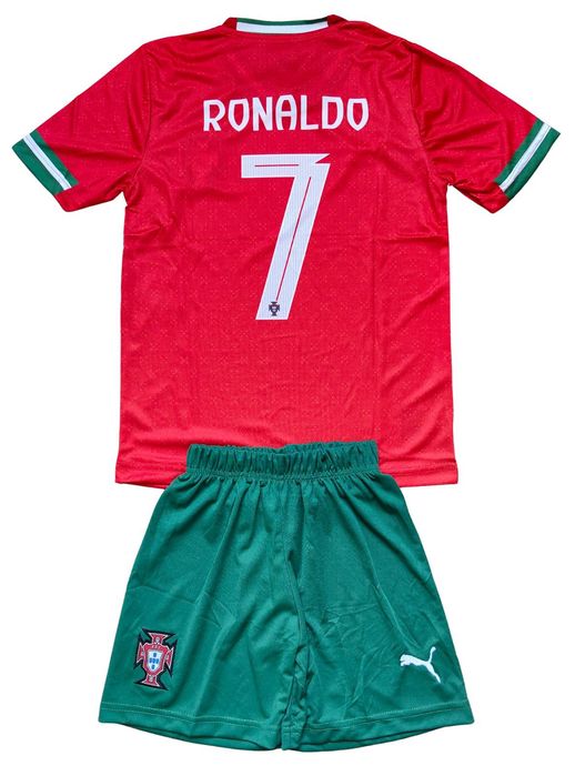 Детски футболен екип Португалия Роналдо Ronaldo комплект тениска шорти