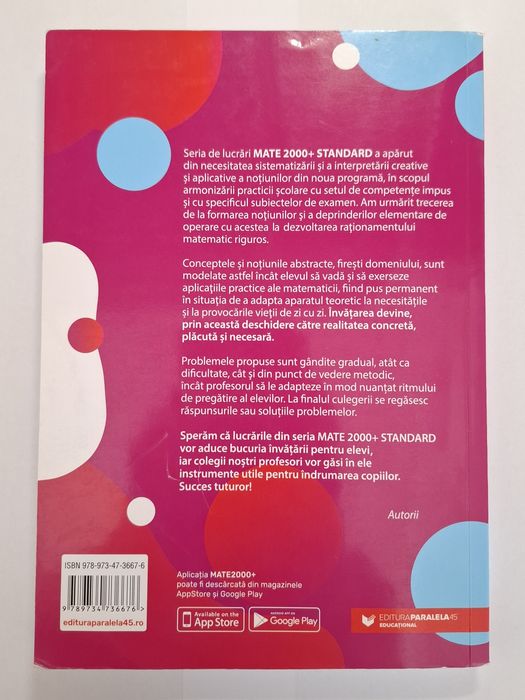 Culegere Matematica Standard clasa a 8-a