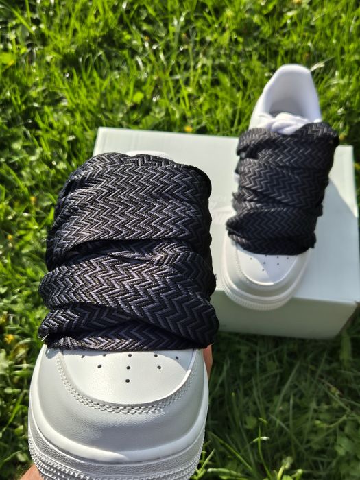 Nike air force 1 rope Black Lanvin