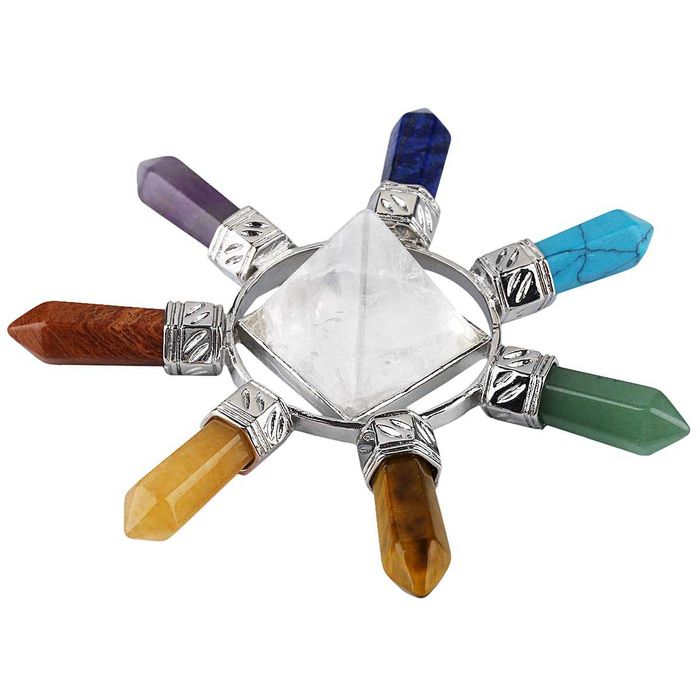 Защитна пирамида енергиен генератор с пирамида седем чакри