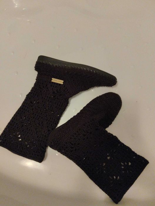 Cizme împletite hand made