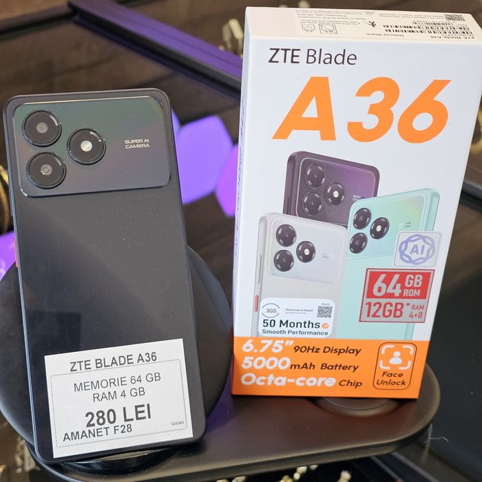 Amanet F28: ZTE Blade A36 (p)