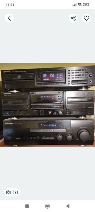 Kenwood  amplituner/deck/cd