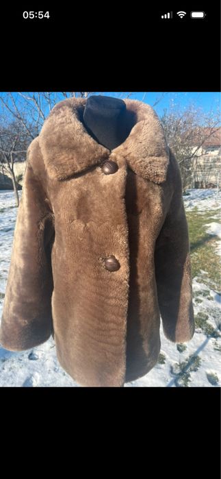 Haina eleganta din blana naturala