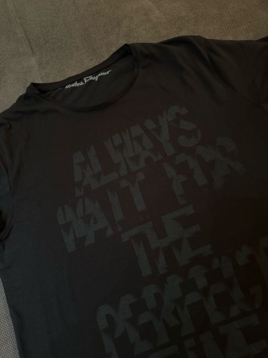 Authentic Salvatore Ferragamo Men Signature Tee