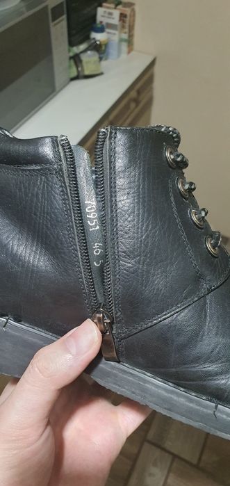 Мужские зимние ботинки из натуральной кожи