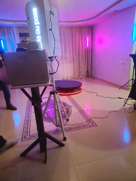 Laser pentru dansul mirilor/Platforma video 360/cabina foto/Fum greu