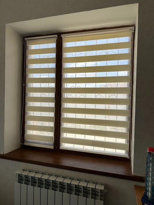 Рулонные шторы, день ночь, дуэт!