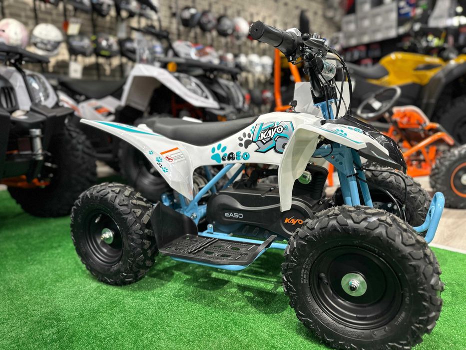 ATV copii KAYO eA50 2x4 (electric, +3ani, 500W, 90min auton) la MYMOTO