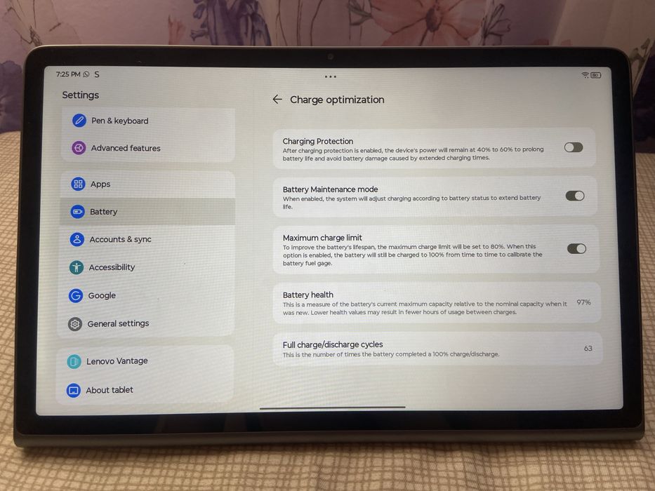 Tabletă Lenovo Tab Plus (TB351FU) – 8GB RAM / 128GB, Baterie 97% (Ca Nouă)