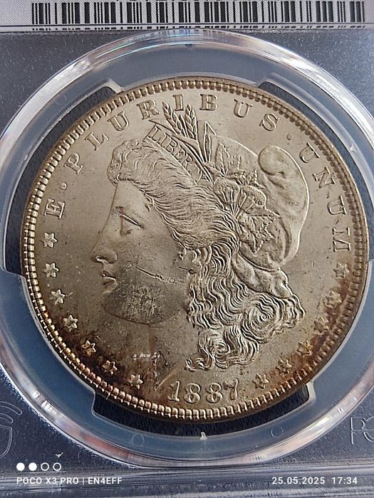 Dollar 1887 MS63 PCGS