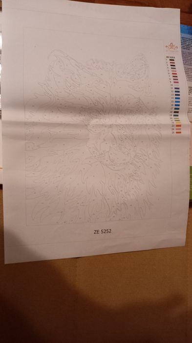 Картина на канава за рисуване по номера за деца