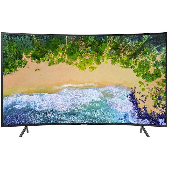 Televizor LED Curbat Smart Samsung, 138 cm, 55NU7302, 4K Ultra HD, Clasa A