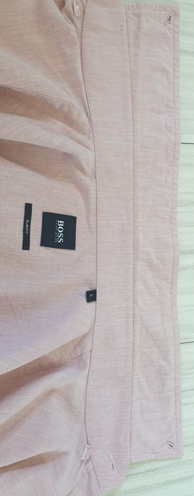 Hugo Boss Cotton Slim  Fit Cotton Mens Size L ОРИГИНАЛ! Мъжка Риза!
