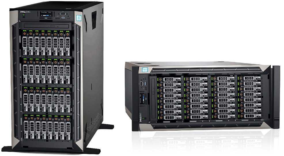 Сервер Dell PowerEdge T640 Tower, Intel Xeon Gold 6226R