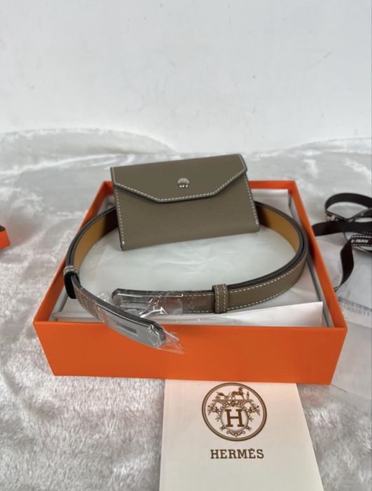 Hermes kelly pocket belt Дамски колан 90см