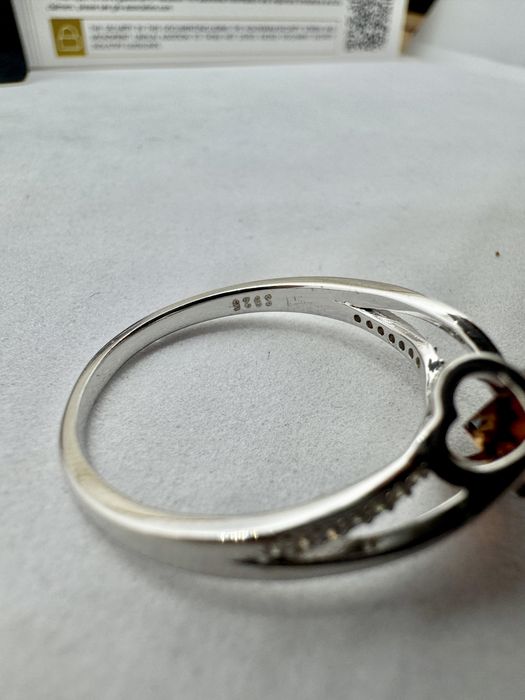 Сребърен пръстен с мойсанит (Диамант) 1 карат