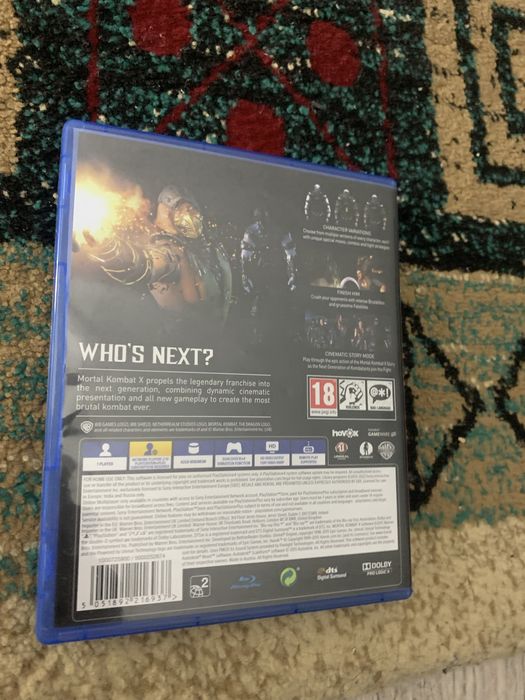 Диск Mortal Kombat X