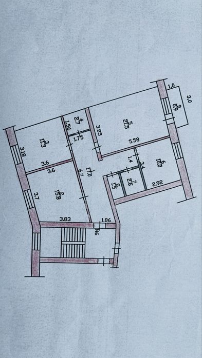 Продам 3 х комнатную квартиру