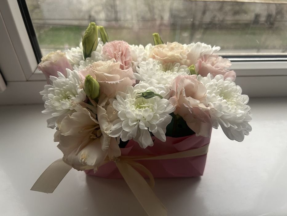 Цветы в упаковке