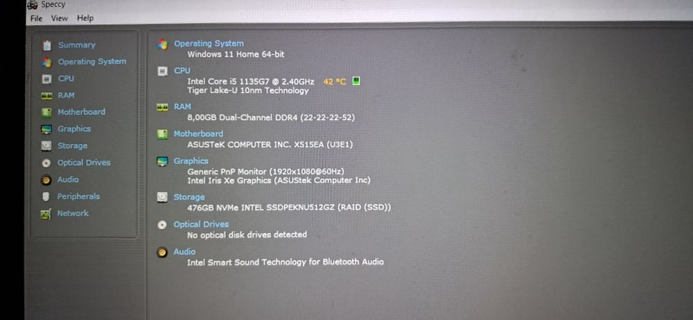 Laptop asus x515EA