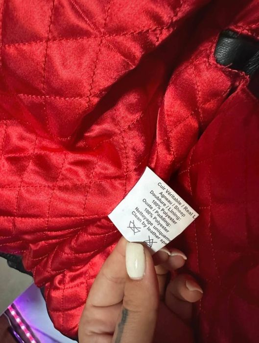 Geacă piele EACH X OTHER Paris – originală, nouă, proveniență Anglia