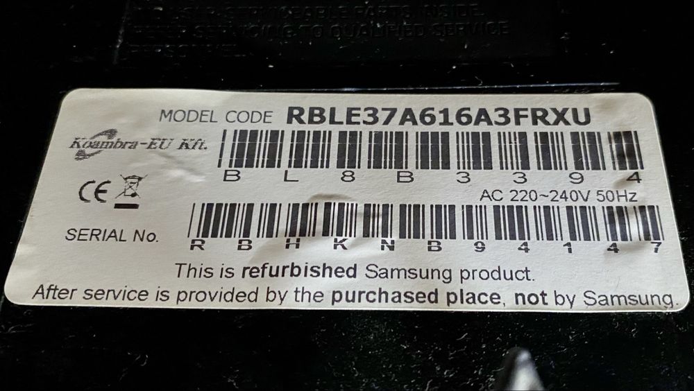 Televizor Samsung LE37A616 94cm - Defect (pentru piese/reparație)