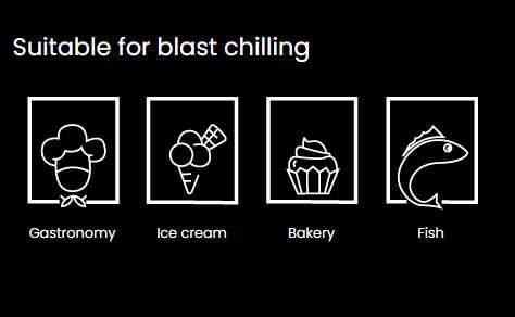 Blast chiller / Шоков охладител Хладилник за 6/10 тави