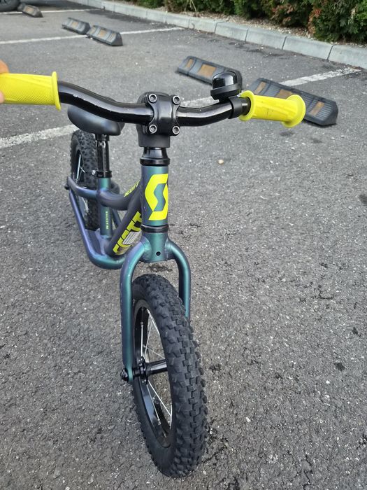 Bicicletă de echilibru copii SCOTT Walker RC 12" – stare excelentă