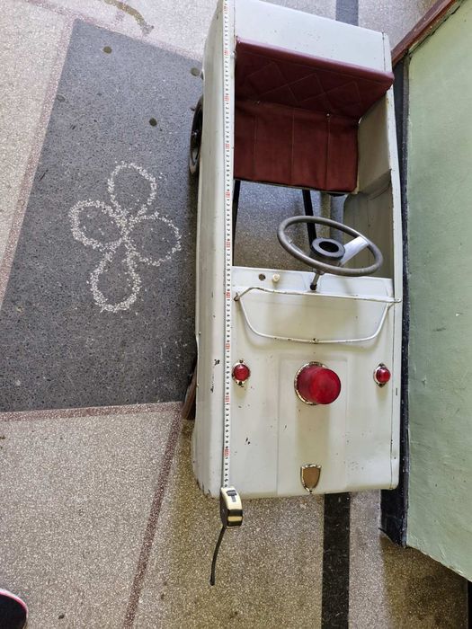 Стара метална количка с педали СССР