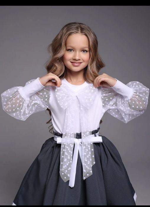Блузки школьные для девочек