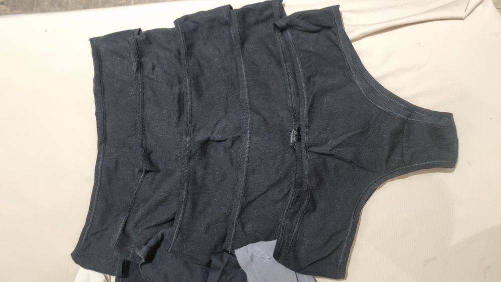 Дамски бикини бяло и черно