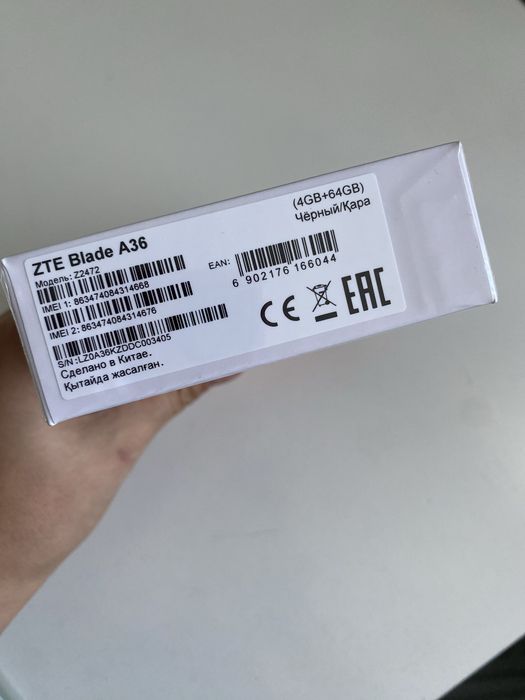 ZTE Blade A36 абсолютно новый в упаковке