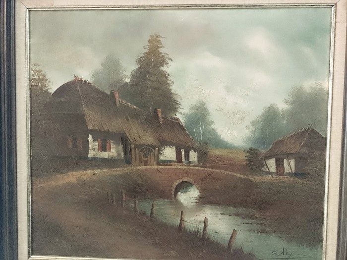 Tablou Ulei pe pânză,o lucrare semnata de o foar