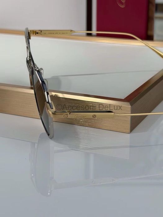 Ochelari de Soare Cartier Aviator CT0610S Noi Full Box  Gold