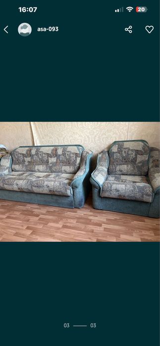 Продам диван для гостинной