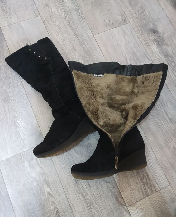 Натуральная замша и мех, р39, 100.000