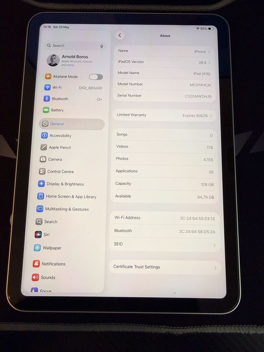 Apple Ipad (A16) 2025