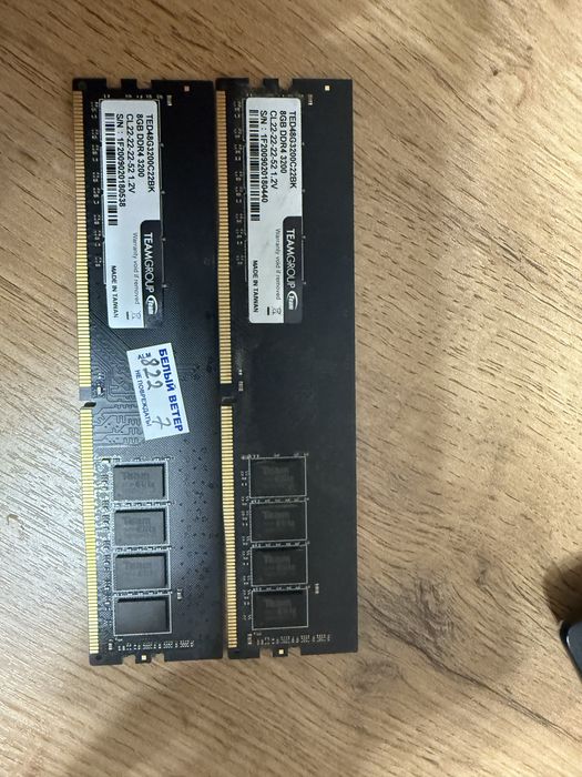 Оперативная память Team Group DDR4 2x8 ГБ 3200 МГц