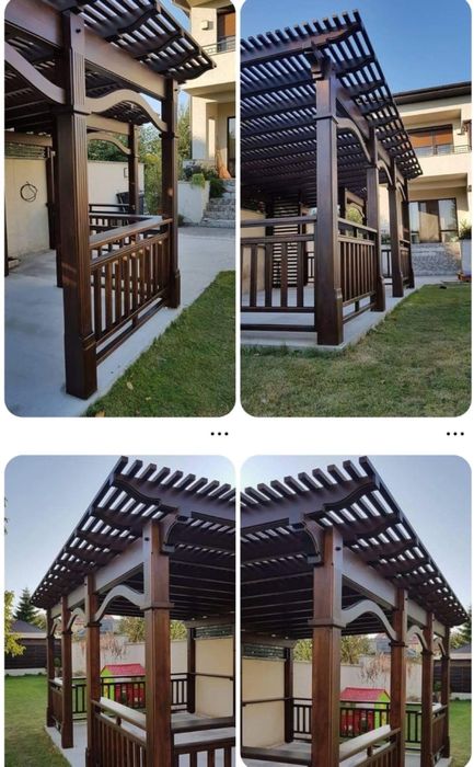 Беседка пергола качеля урна навес