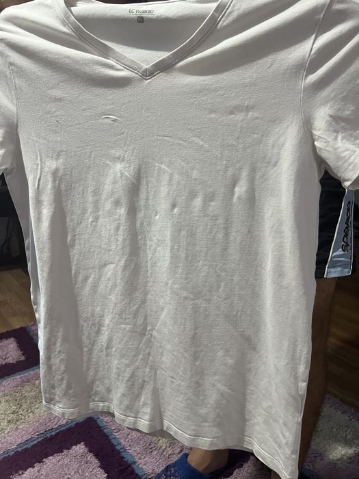Tricou alb barbati