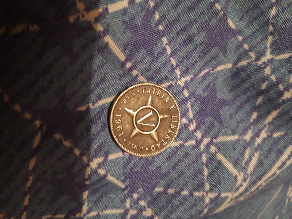 Монета 5 сентаво (куба) 1961 год.   Еще много монет СССР и России.