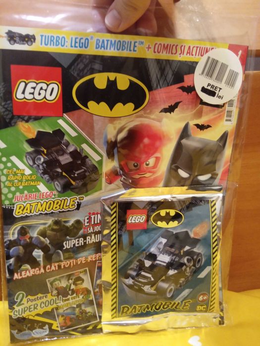 Lego seturi mici cu reviste cu super-eroi Marvel, Batman noi sigilate